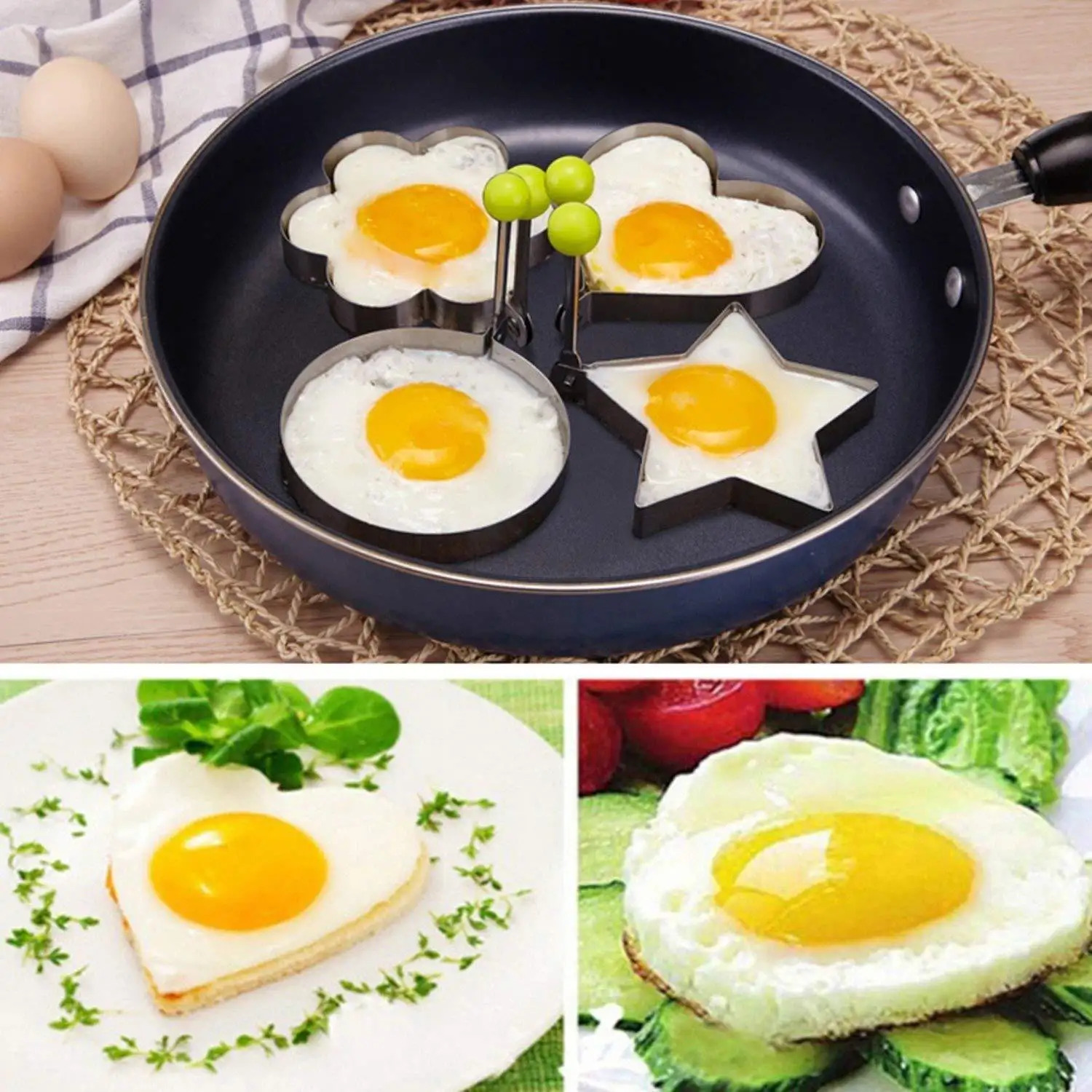 (4 Pcs) Fried Egg Shaper