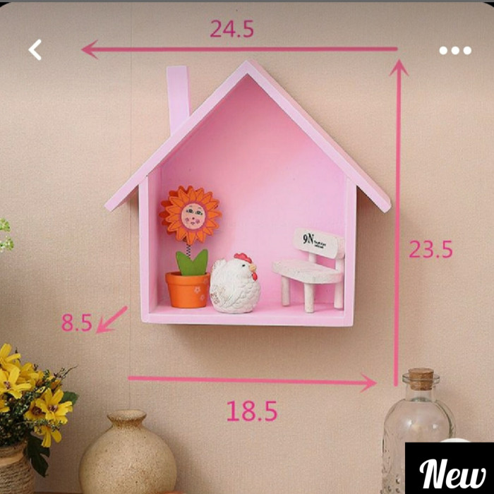 House Hanging Shape Decorative Rack