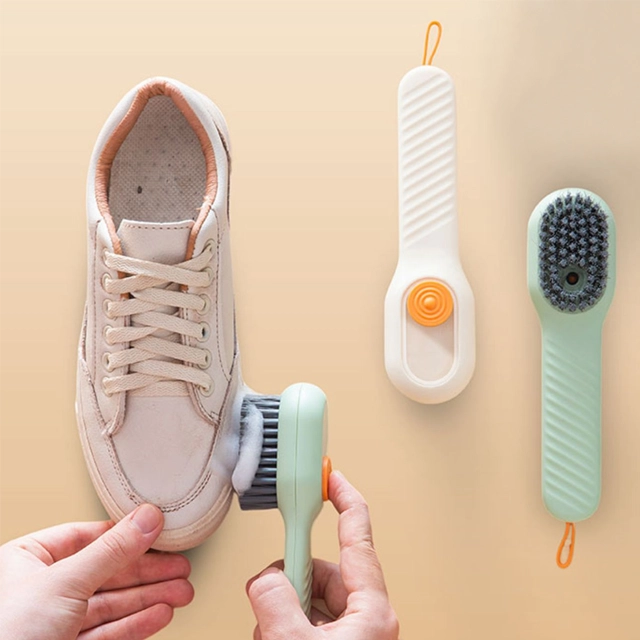 Shoes Clothes Brush with Soap Dispenser